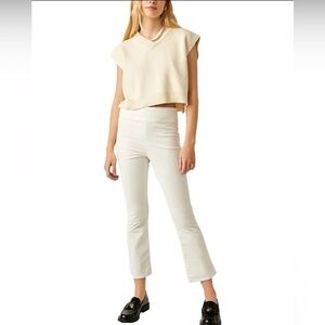 NWT Free People, In My Feelings Crop Jeans, Small in Seasalt